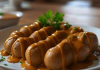 Currywurst mit hausgemachter Sauce