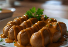 Currywurst mit hausgemachter Sauce