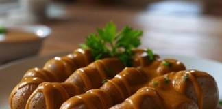 Currywurst mit hausgemachter Sauce